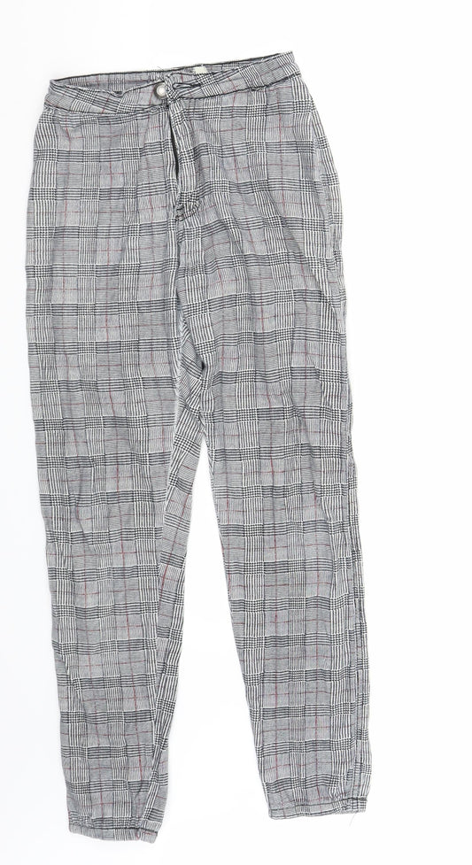 Womens UK Size 8 Preworn Regular Fit  Grey Trousers