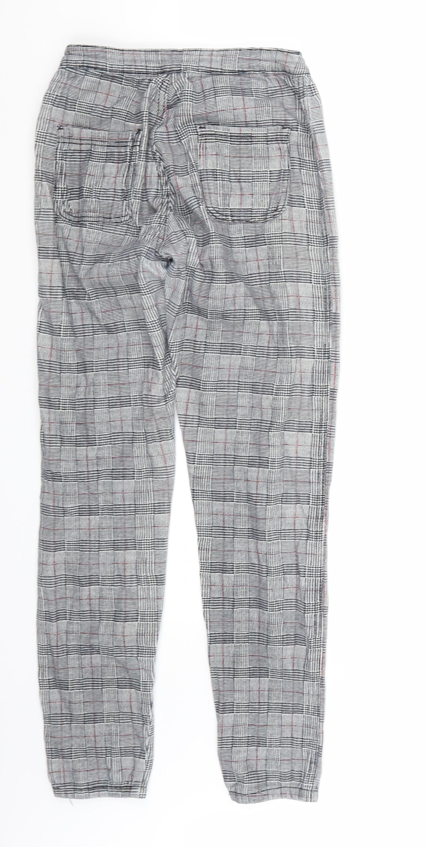 Womens UK Size 8 Preworn Regular Fit  Grey Trousers