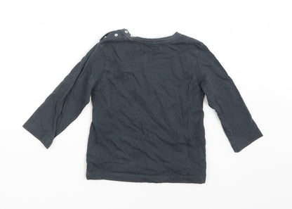 Play up Boys Grey   Basic T-Shirt Size 2 Years
