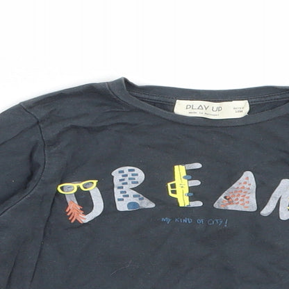 Play up Boys Grey   Basic T-Shirt Size 2 Years