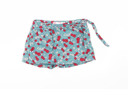 Palomino Girls Green Floral  Bermuda Shorts Size 6 Years