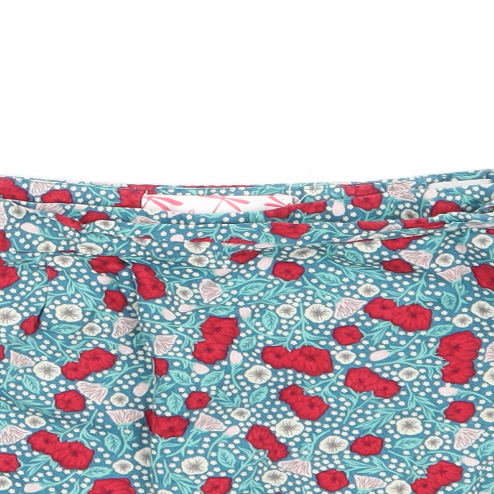 Palomino Girls Green Floral  Bermuda Shorts Size 6 Years