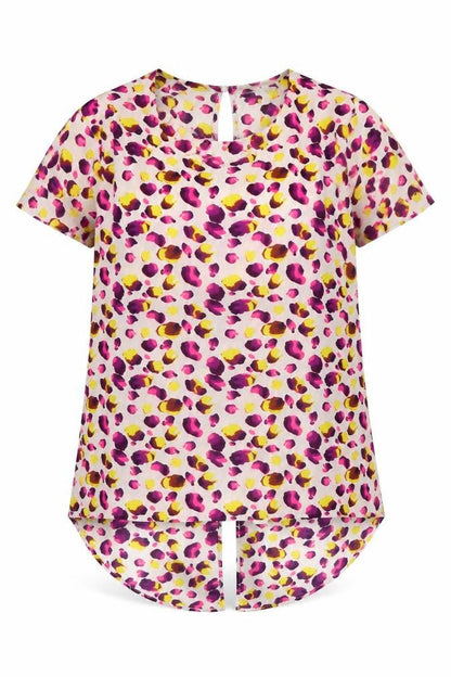 Womens UK Size 12 Definitions Purple Basic Blouse