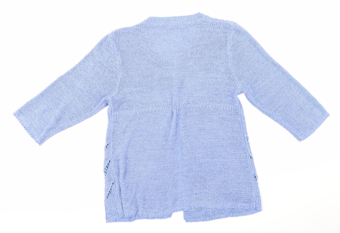 Donatella Maurizio Womens Purple  Knit Cardigan Jumper Size M