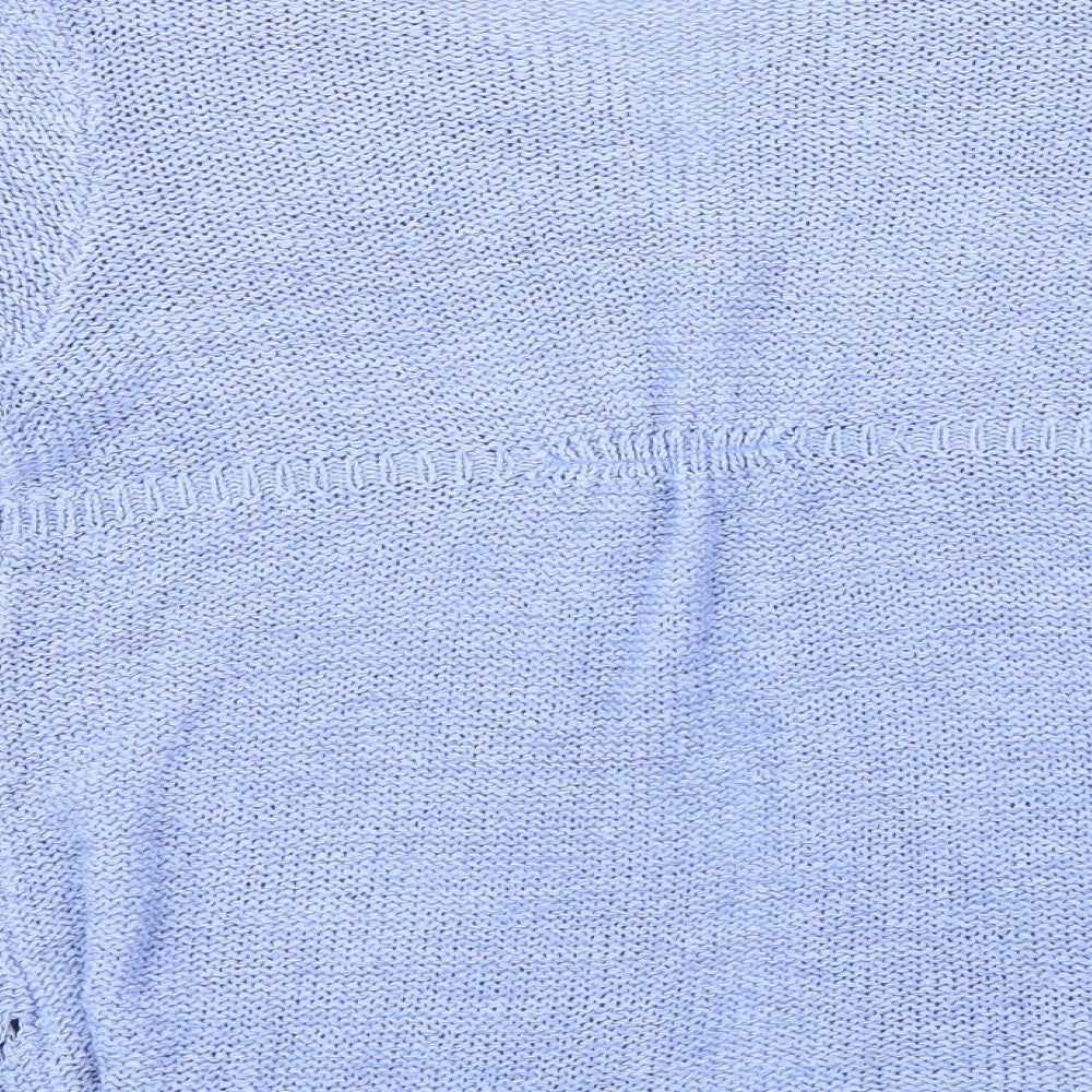 Donatella Maurizio Womens Purple  Knit Cardigan Jumper Size M