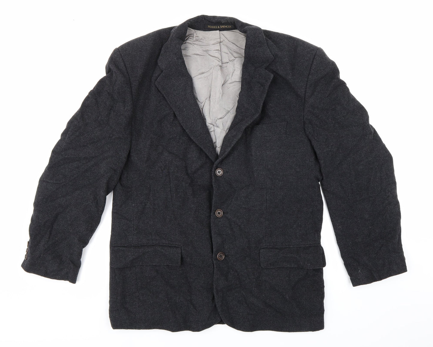 Mens UK Size 38 Marks and Spencer Grey Jacket