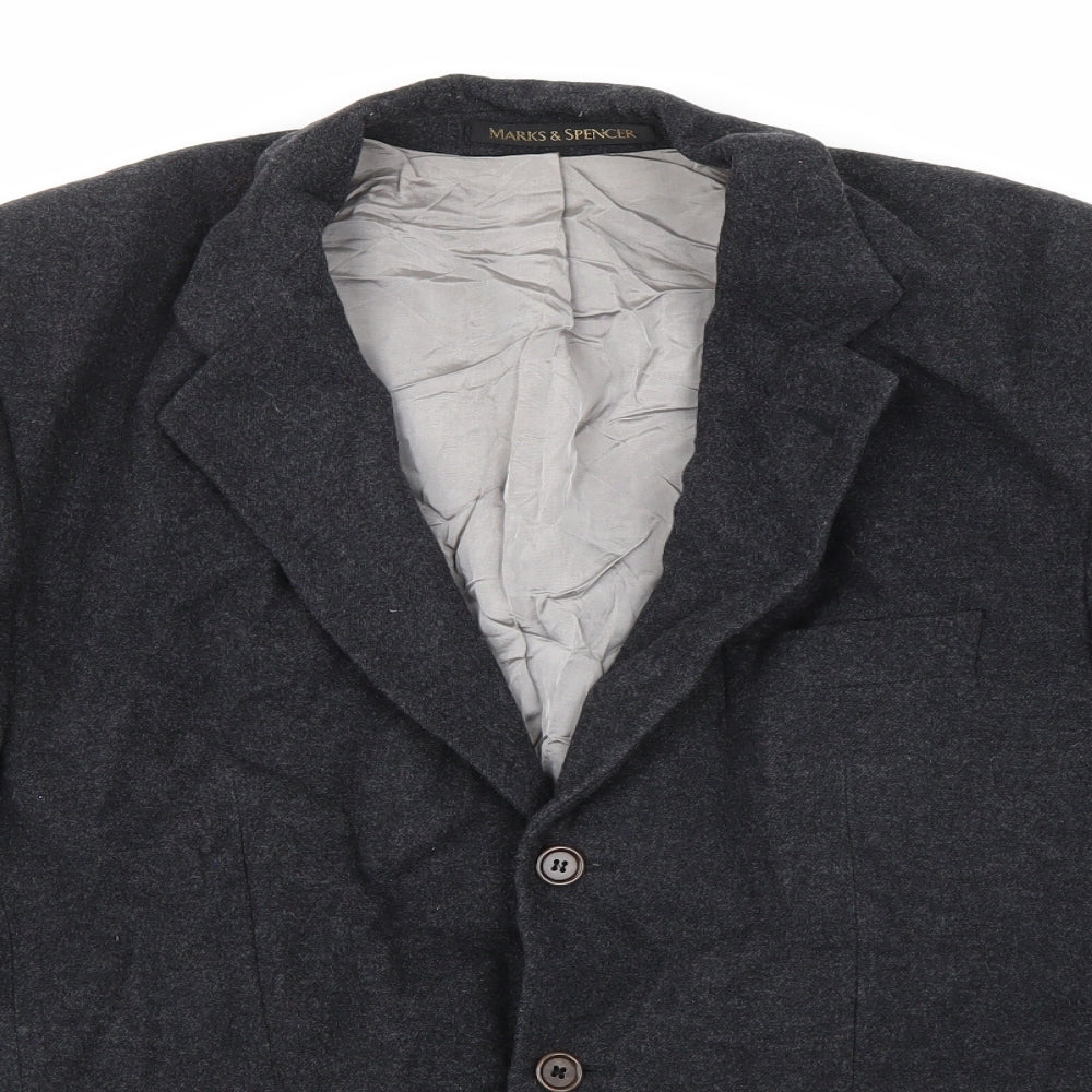 Mens UK Size 38 Marks and Spencer Grey Jacket