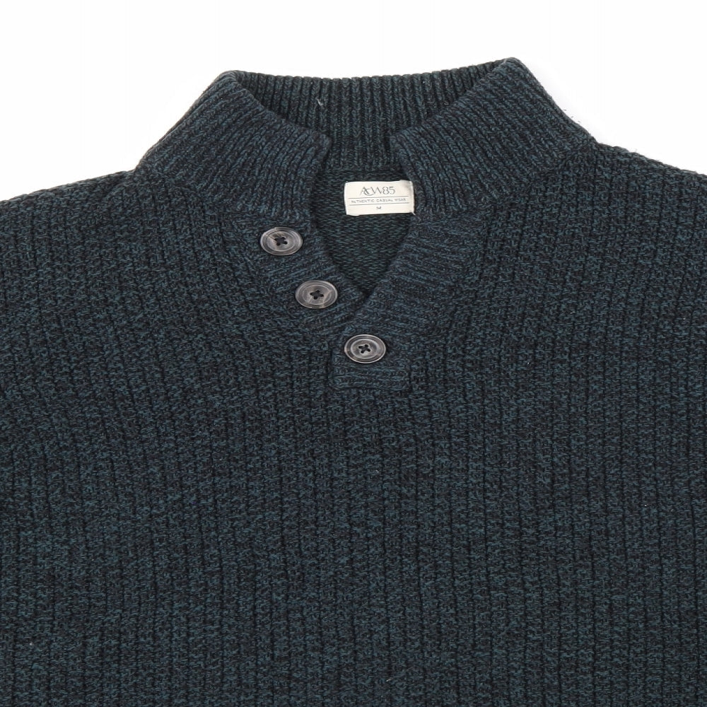ACW85 Mens Blue  Knit Pullover Jumper Size M