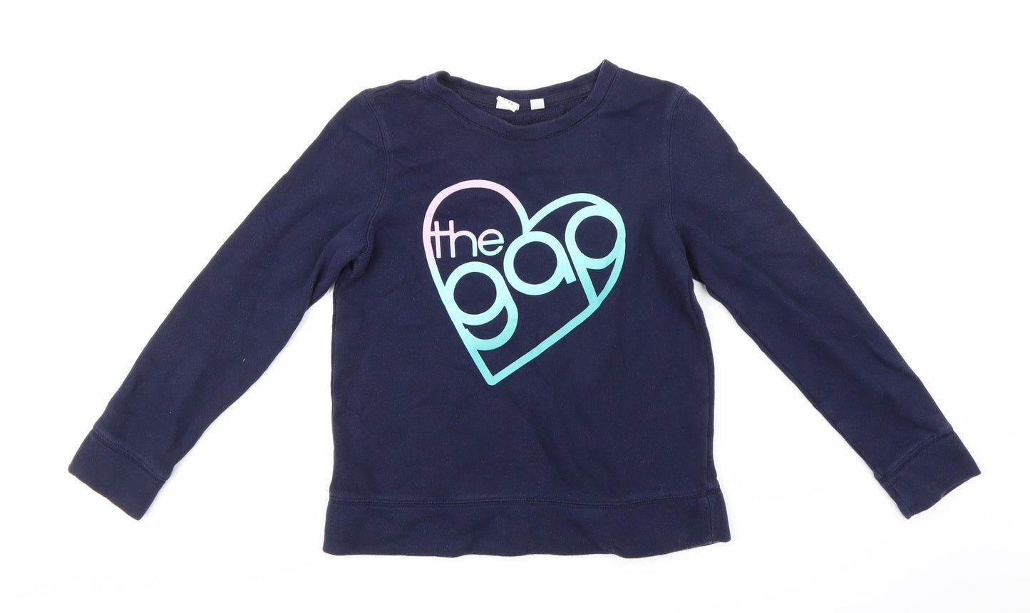 Gap Girls Blue   Pullover Sweatshirt Size 12 Years