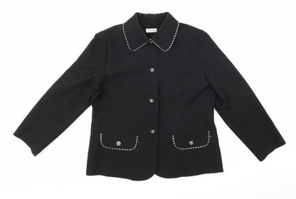 Womens UK Size 14 Damart Black Jacket