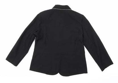 Womens UK Size 14 Damart Black Jacket
