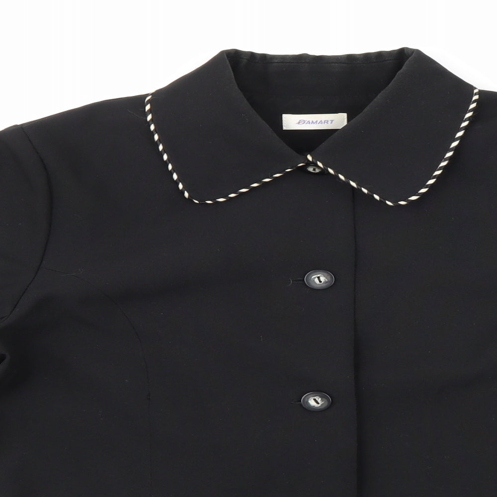 Womens UK Size 14 Damart Black Jacket
