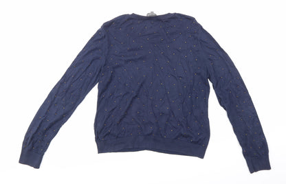 Limited Womens Blue  Knit Cardigan Jumper Size 14