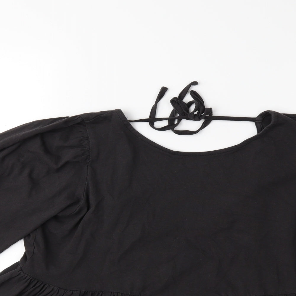 Womens UK Size 8 ASOS Grey Basic T-Shirt