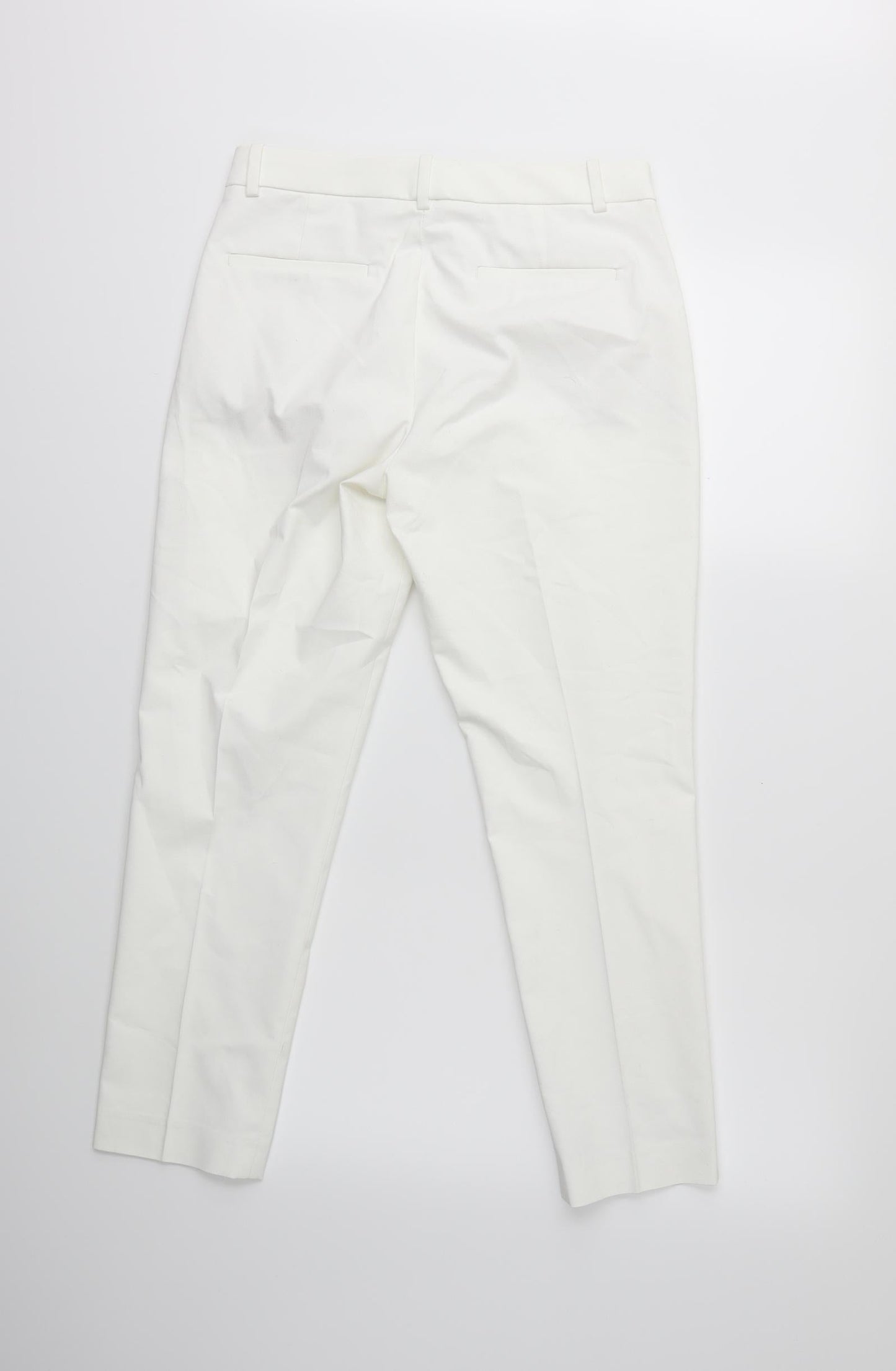 Womens UK Size 25 in Uniqlo Regular Fit  White Trousers