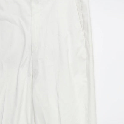Womens UK Size 25 in Uniqlo Regular Fit  White Trousers