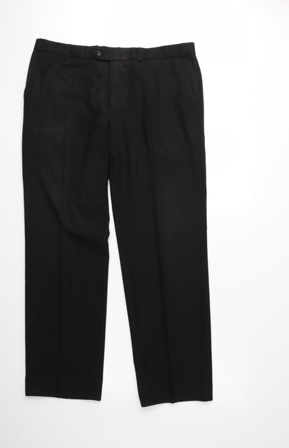 Preworn Mens Black   Trousers  Size 38 in L30 in