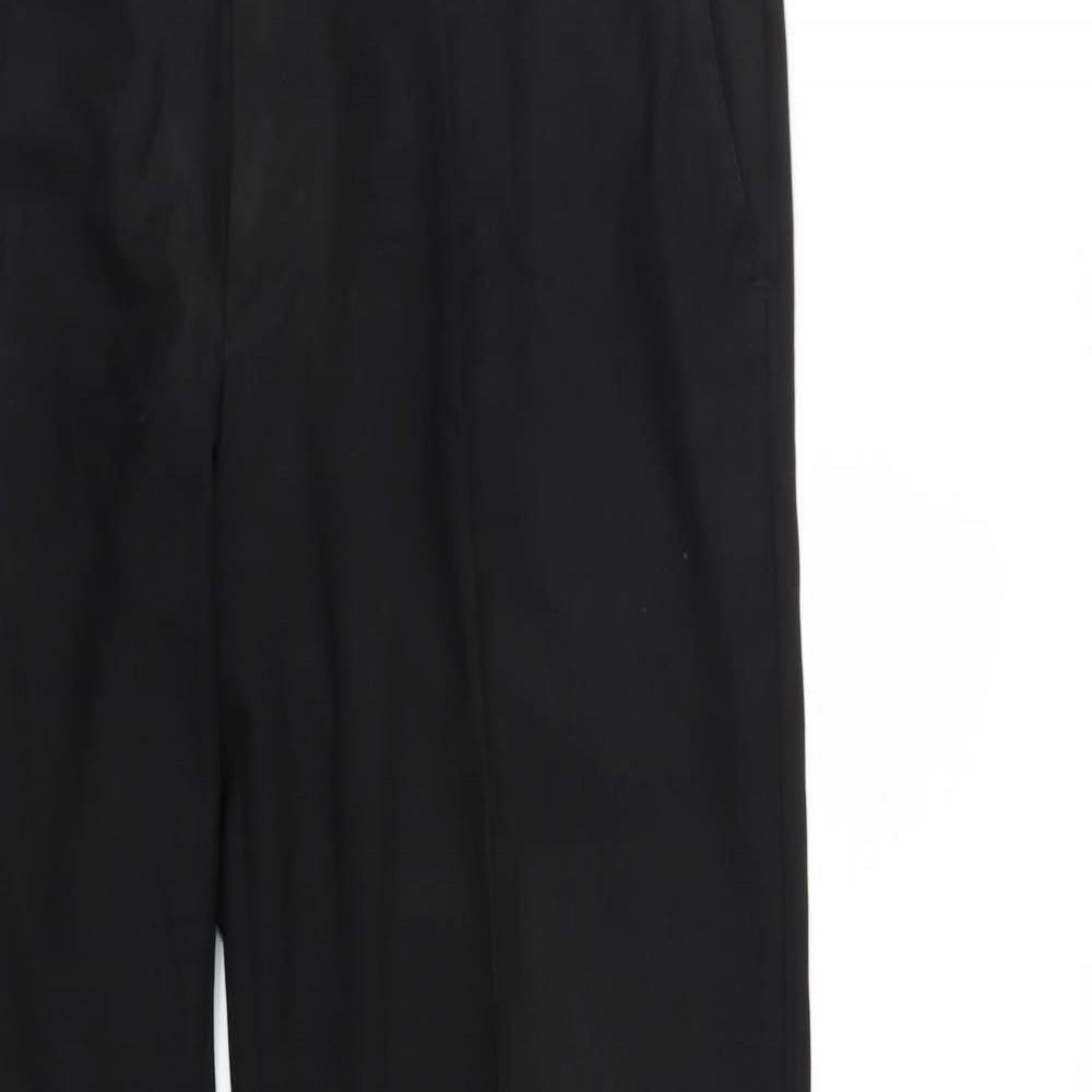 Preworn Mens Black   Trousers  Size 38 in L30 in