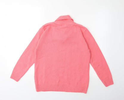 CHIC Womens Pink  Knit Pullover Jumper Size L