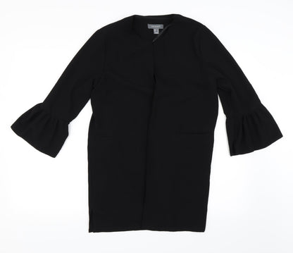 Primark Womens Black  Chiffon Jacket  Size 10  - Longline Jacket