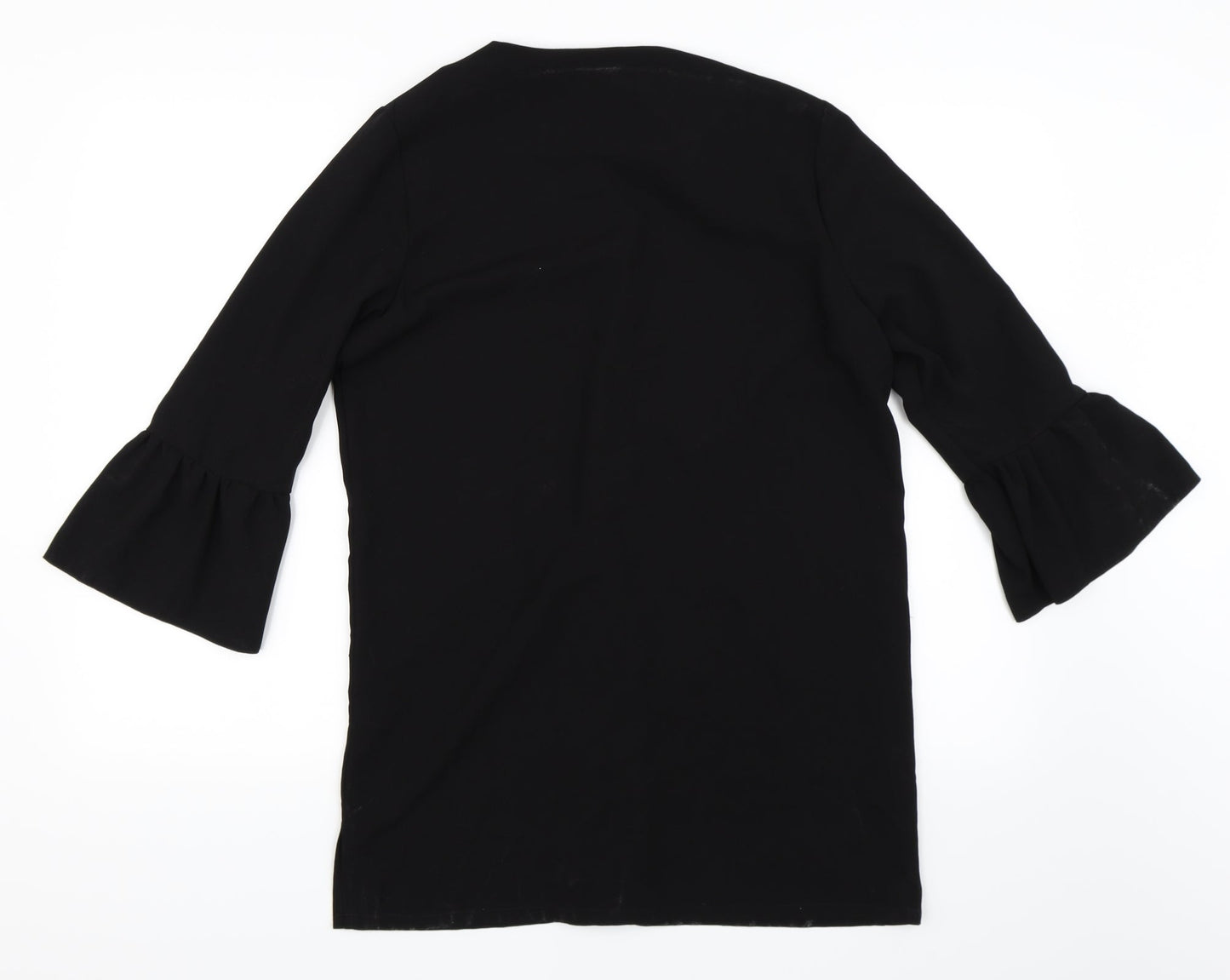 Primark Womens Black  Chiffon Jacket  Size 10  - Longline Jacket
