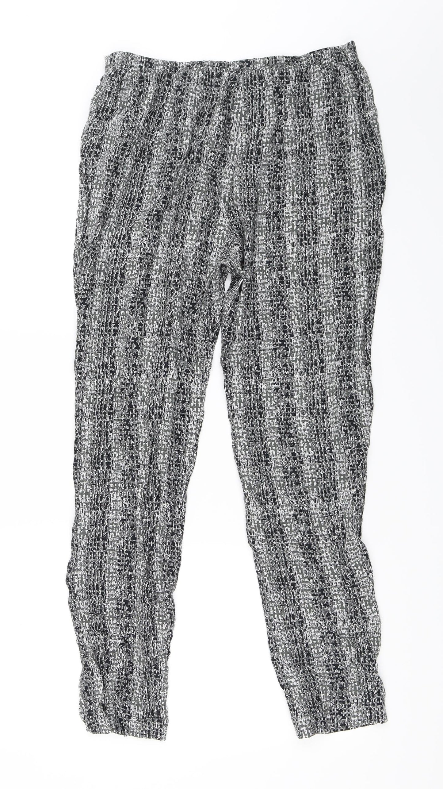 Womens UK Size 38 H&M Regular Fit Jogger Green Trousers