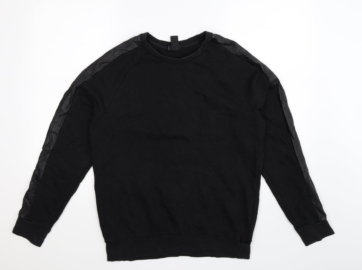Mens UK Size M H&M Black Pullover Sweatshirt