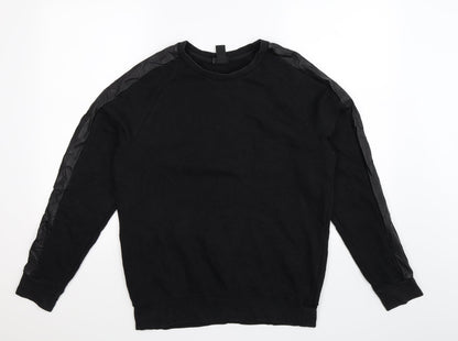 Mens UK Size M H&M Black Pullover Sweatshirt