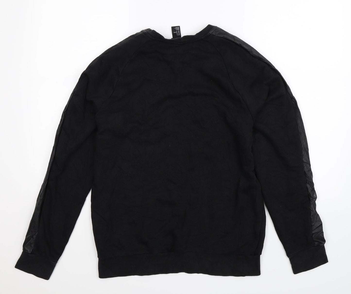 Mens UK Size M H&M Black Pullover Sweatshirt