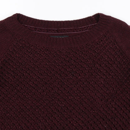 Soon Womens Brown  Knit Pullover Jumper Size 12