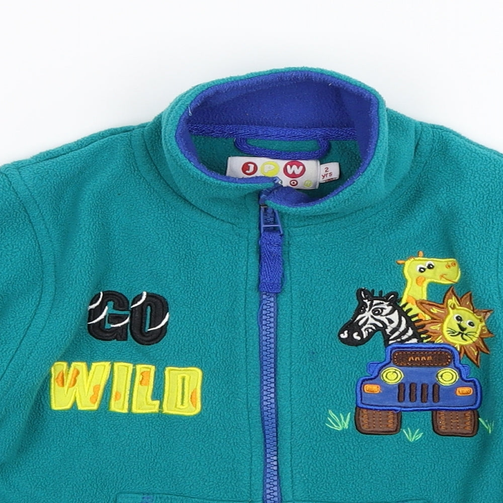 JPW Boys Green  Fleece Jacket  Size 2 Years