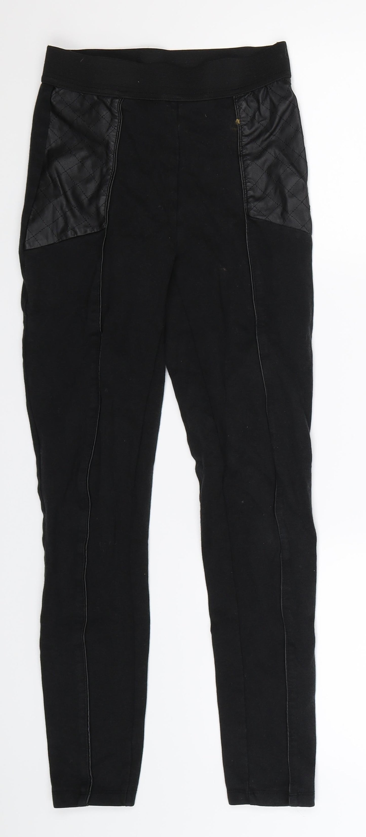 Womens UK Size XS H&M  Jegging Black Leggings