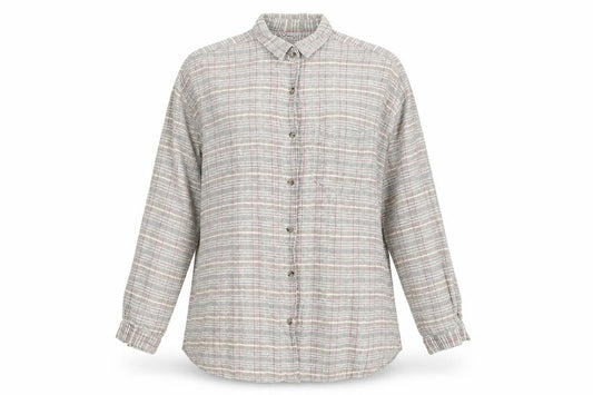 Sasperilla Womens Multicoloured Check  Basic Button-Up Size M