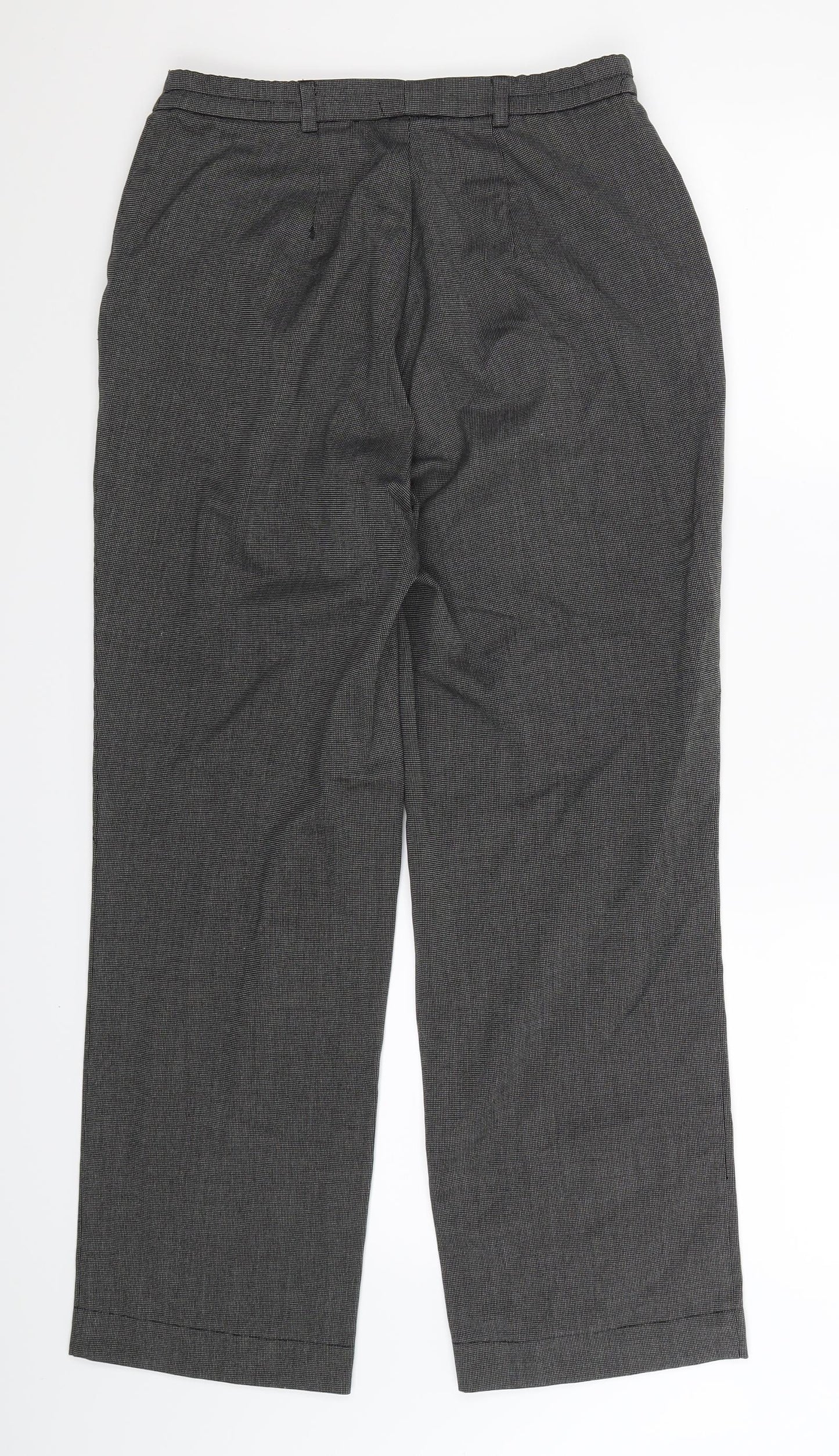 Womens UK Size 12 Marks and Spencer Regular Fit  Grey Trousers