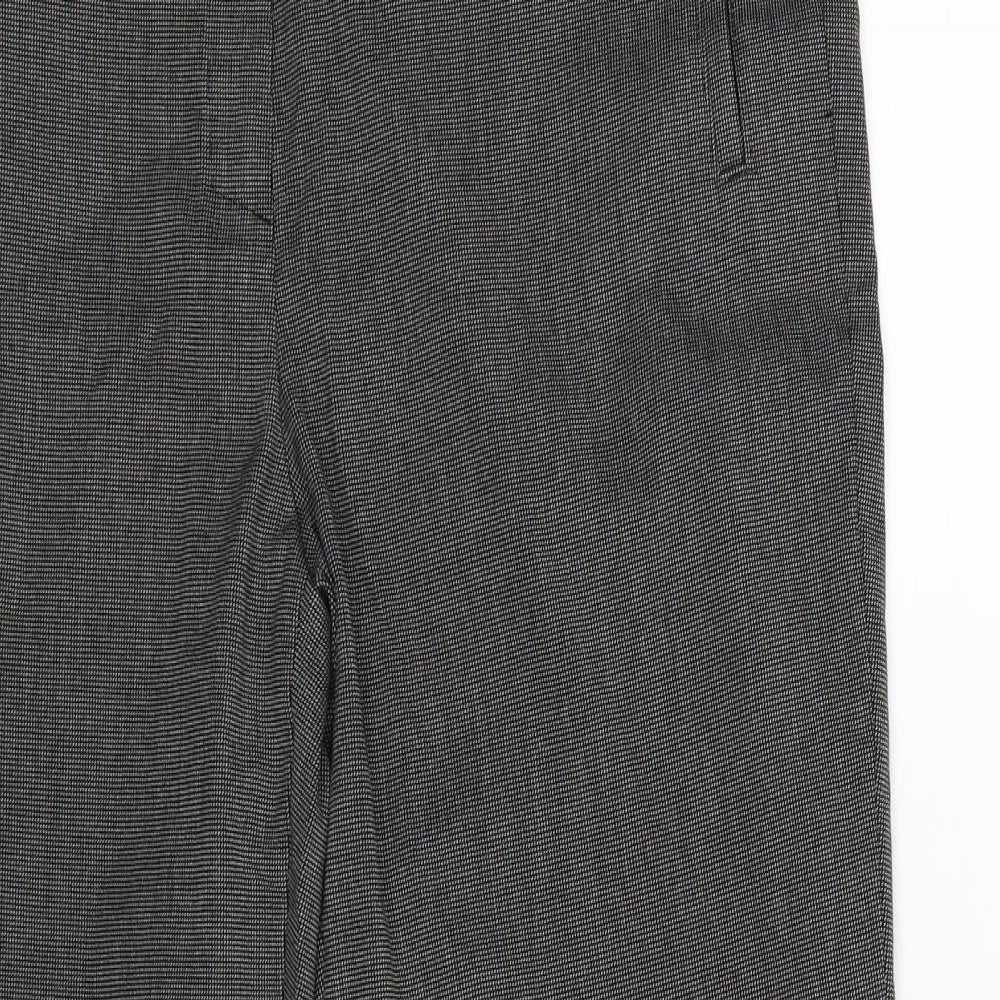 Womens UK Size 12 Marks and Spencer Regular Fit  Grey Trousers