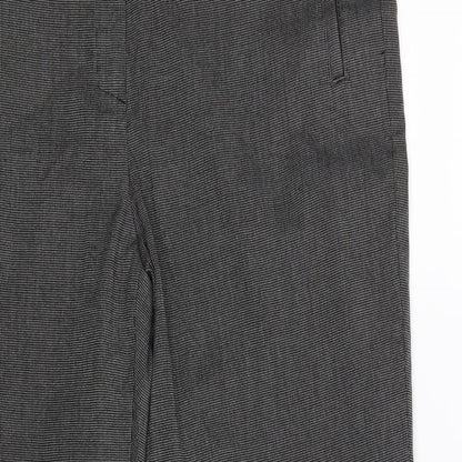 Womens UK Size 12 Marks and Spencer Regular Fit  Grey Trousers