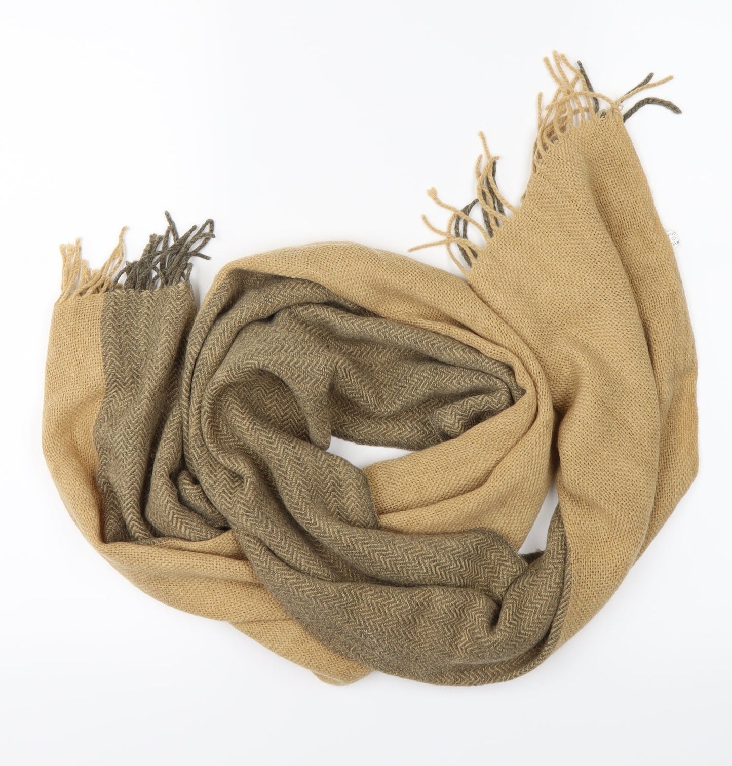 Preworn Unisex Brown  Knit  Scarf