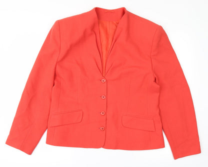 Womens UK Size S Preworn Red Jacket