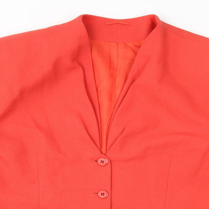 Womens UK Size S Preworn Red Jacket
