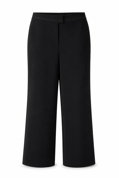 Womens UK Size 10 Impressions Regular Fit  Black Trousers