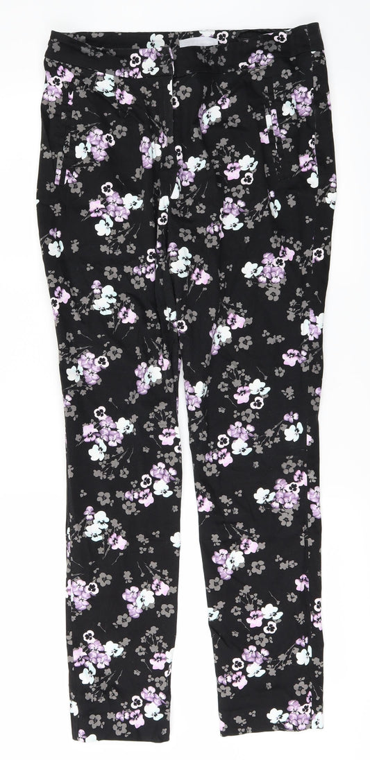 Womens UK Size 10 Redherring Regular Fit  Black Trousers