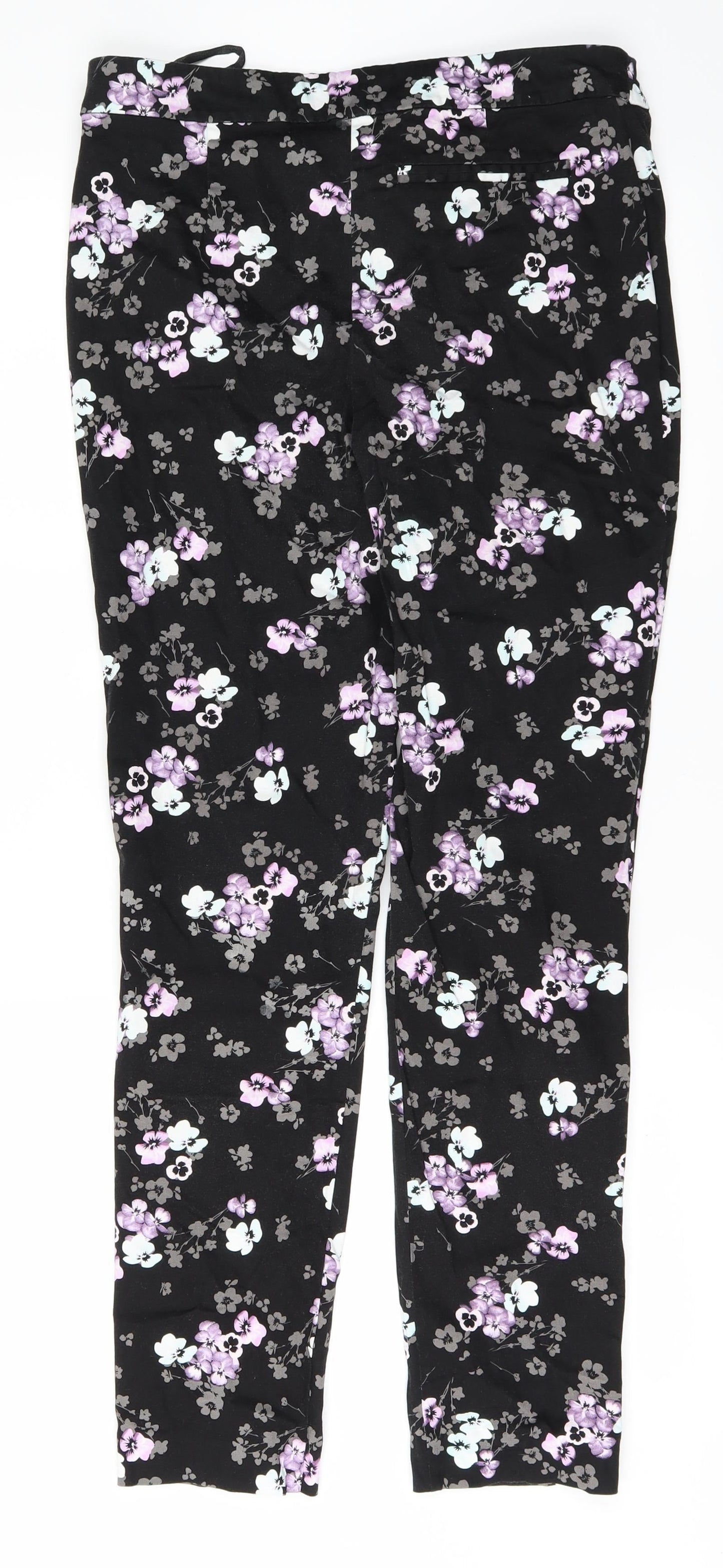 Womens UK Size 10 Redherring Regular Fit  Black Trousers