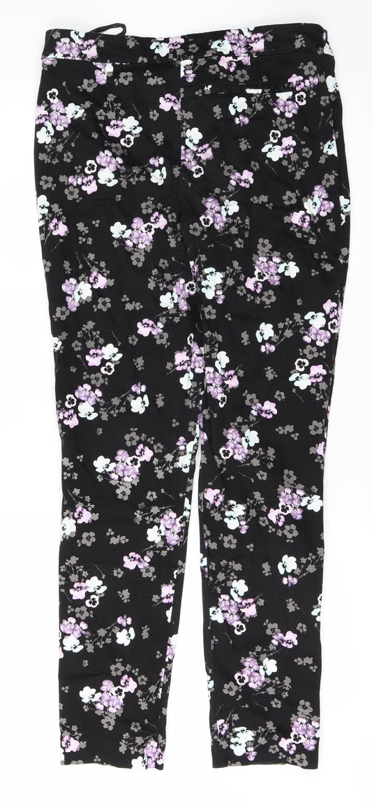 Womens UK Size 10 Redherring Regular Fit  Black Trousers