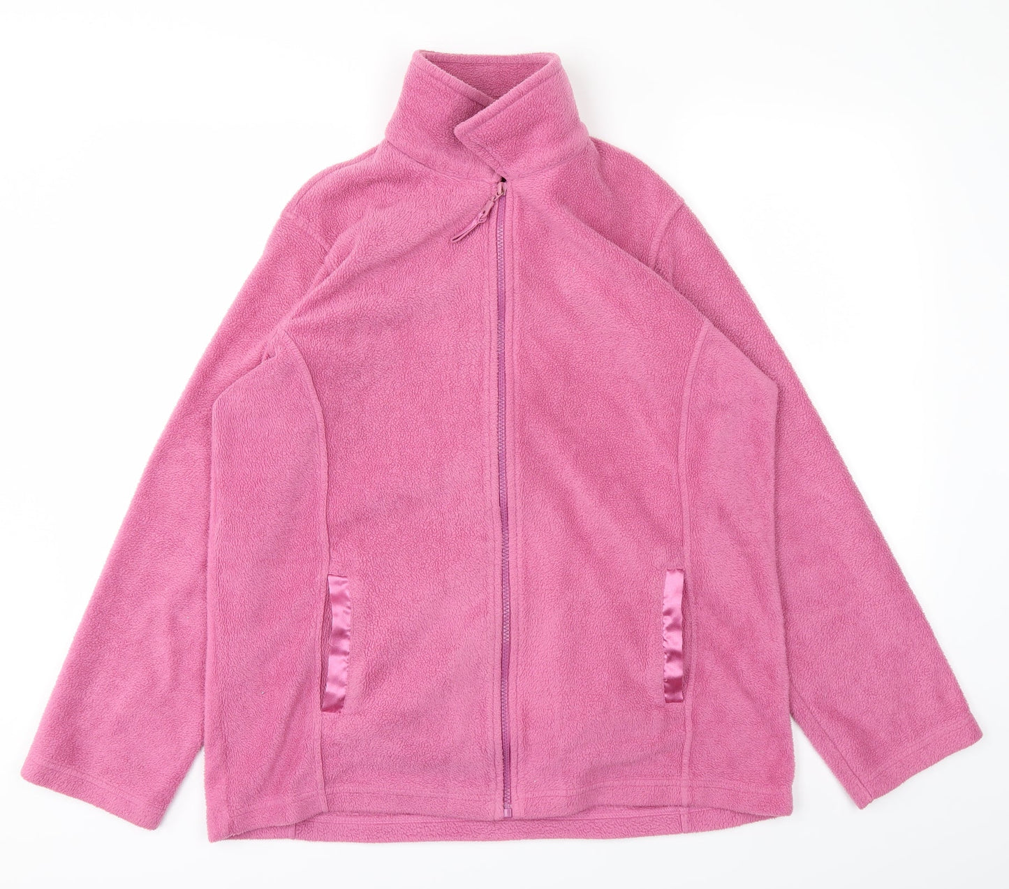Victoria Taylor Womens Pink   Full Zip Jumper Size 14