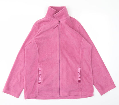 Victoria Taylor Womens Pink   Full Zip Jumper Size 14