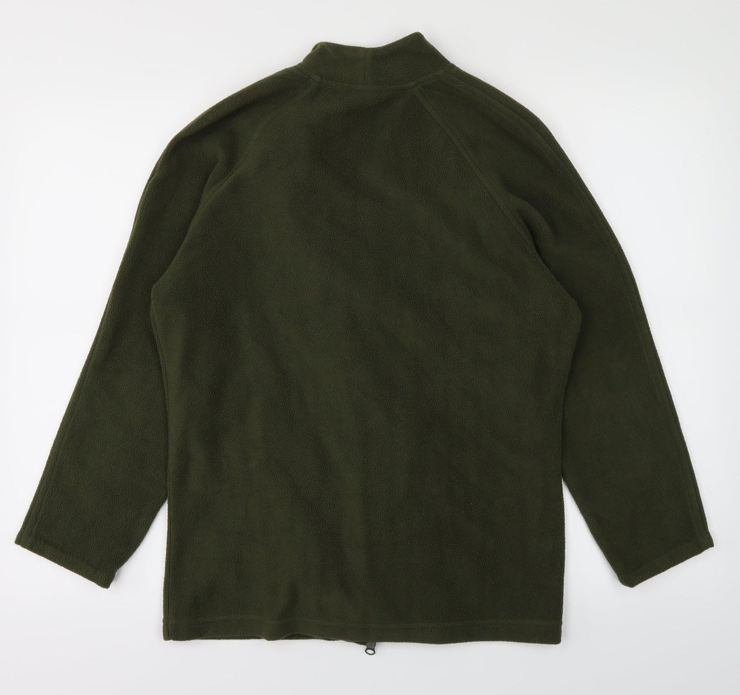 Essentials Womens Green   Full Zip Jumper Size 10