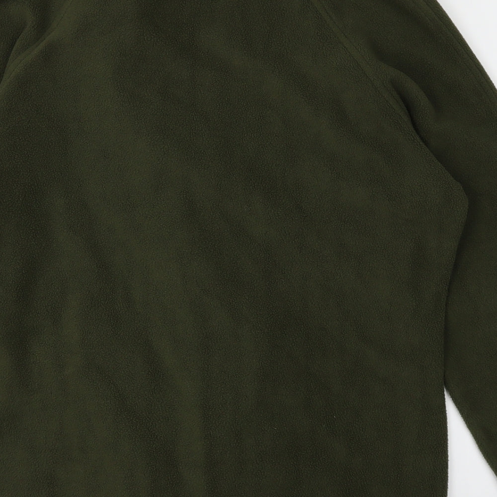 Essentials Womens Green   Full Zip Jumper Size 10