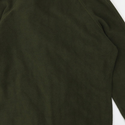 Essentials Womens Green   Full Zip Jumper Size 10