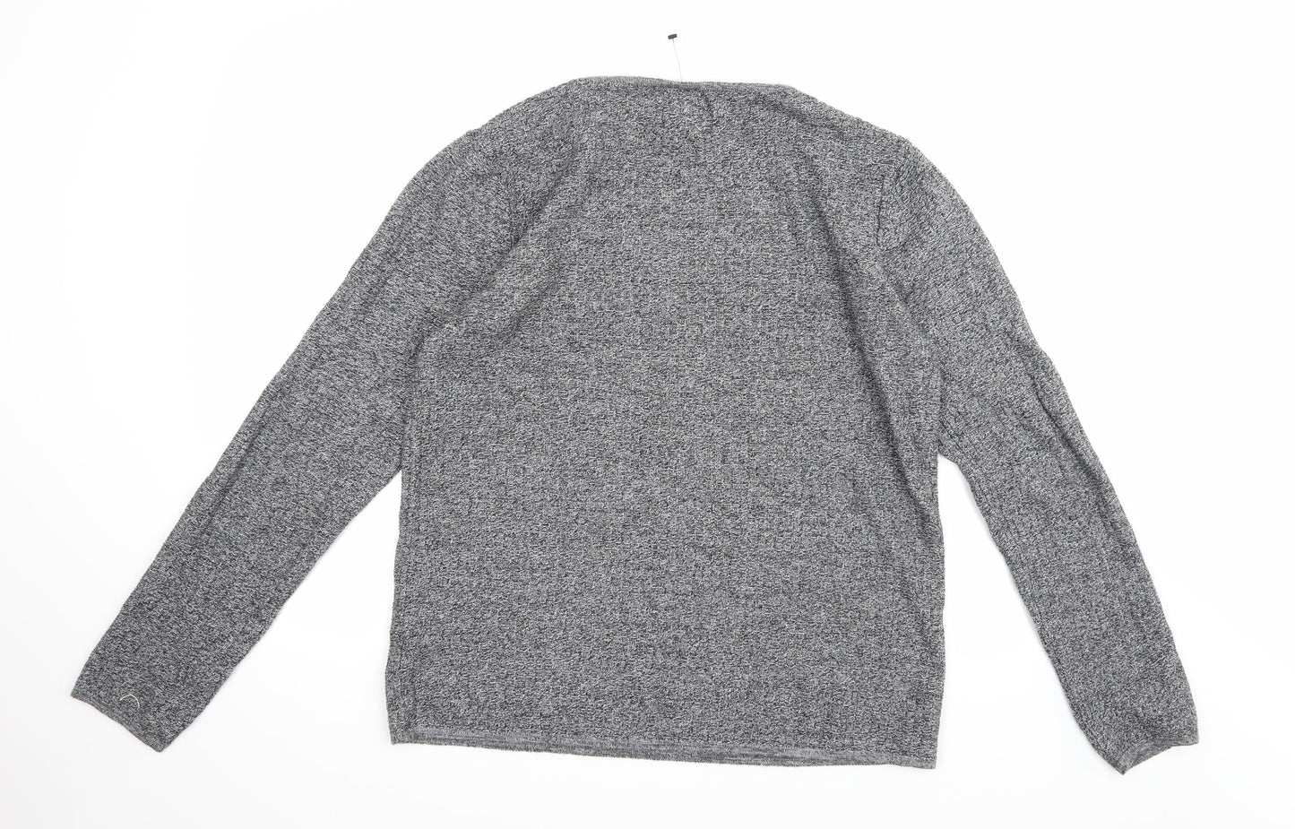 Topman Mens Grey  Knit Pullover Jumper Size L