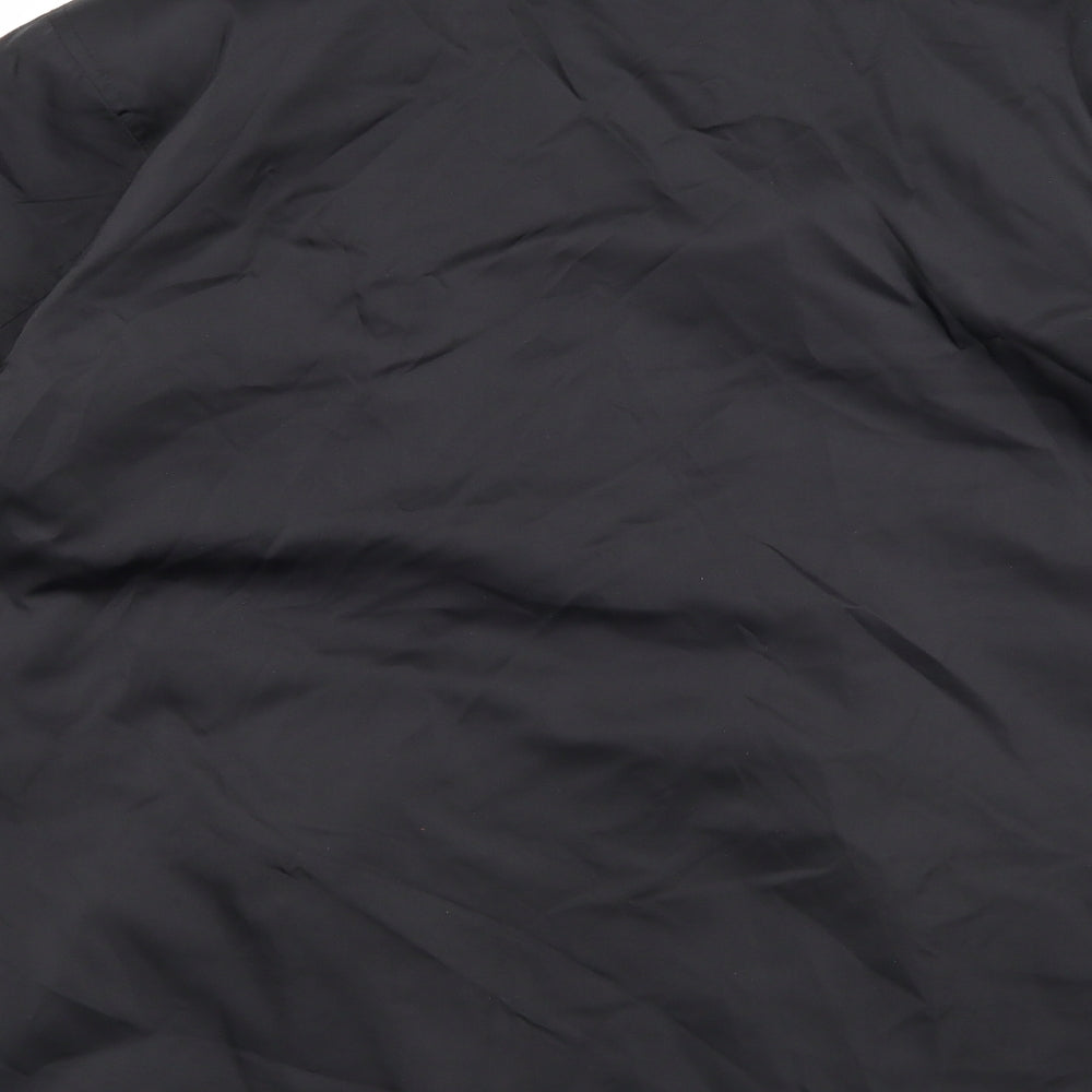 Womens UK Size 10 Preworn Black Overcoat